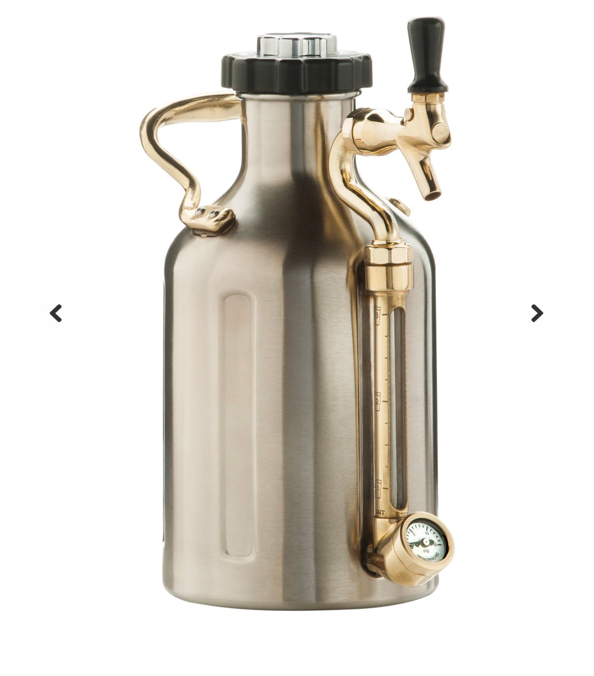 GrowlerWerks UKeg 64 Stainless Pressurized Growler 64 oz