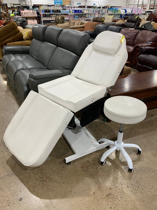 Salon, Spa, Esthetician Chair with Stool