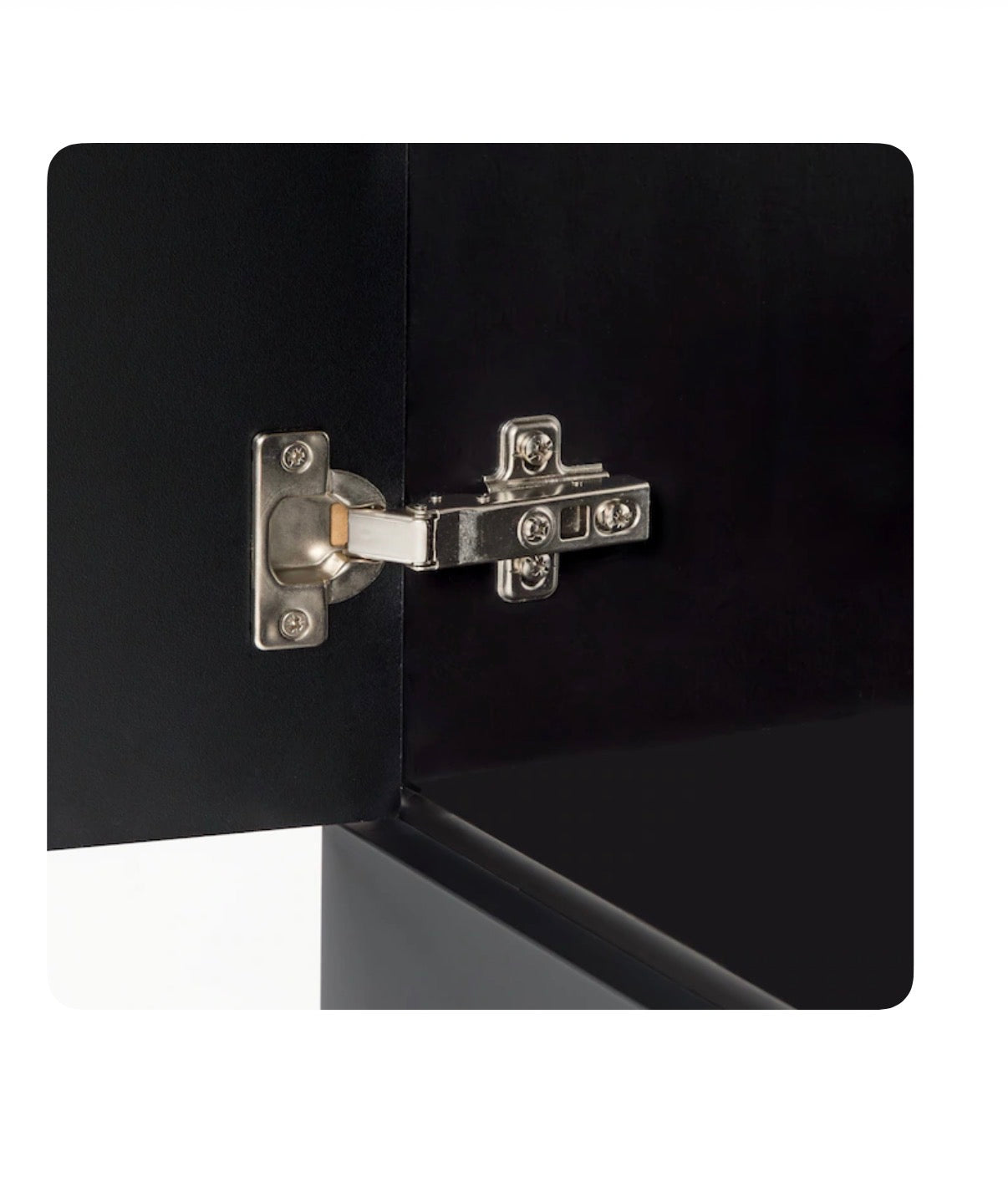 Cauley 60 Inch Black Double Sink Bathroom Vanity with White Cultured Marble Top (New in Box)
