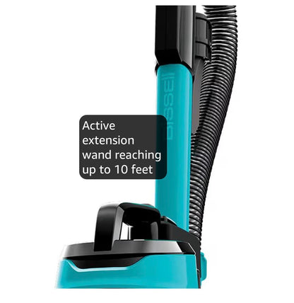 Bissell CleanView Rewind Pet Bagless Vacuum with Automatic Cord Rewind, Active Extension Wand for Hard-to-Reach Areas, Powerful Suction & Multi-Surface Cleaning (Black/Teal) (New in Box)