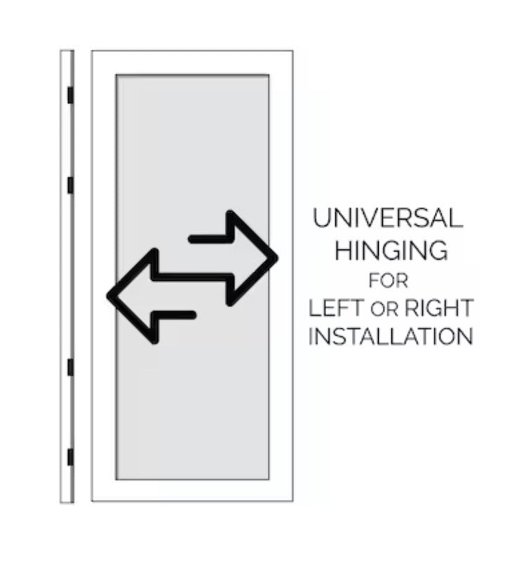LARSON Concord 30 Inch X 81 Inch Wood Core Reversible Hinge Storm Door with Retractable Screen (White) (New in Box)