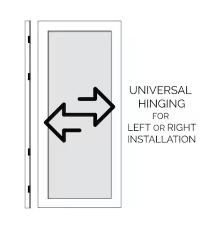 LARSON Concord 30 Inch X 81 Inch Wood Core Reversible Hinge Storm Door with Retractable Screen (White) (New in Box)