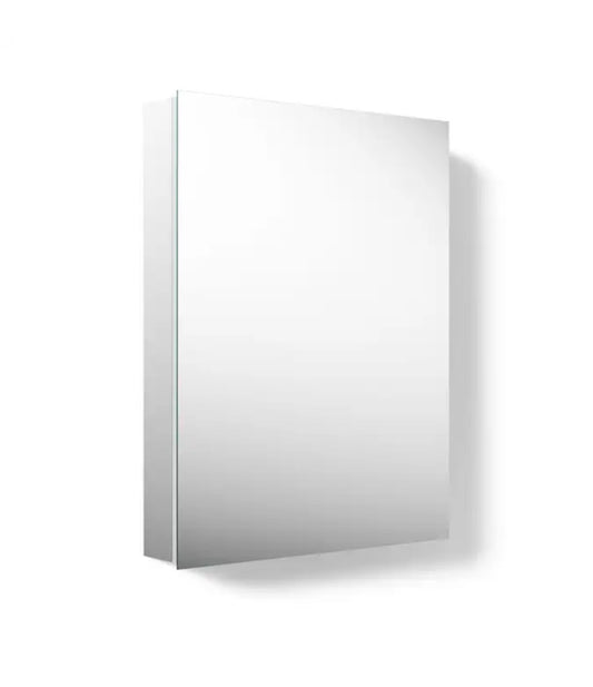 Embark 20 Inch X 26 Inch Surface/Recessed Mount Anodized Aluminum Mirrored Rectangle Medicine Cabinet (New in Box)