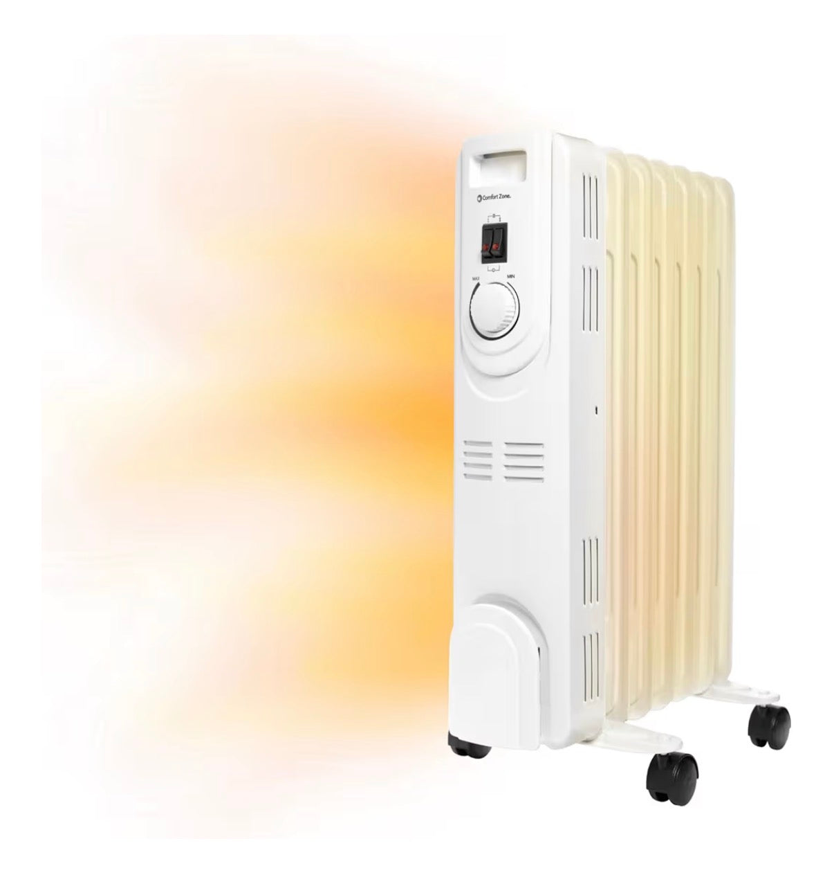 Comfort Zone Electric Oil-Filled Radiant Radiator Space Heater