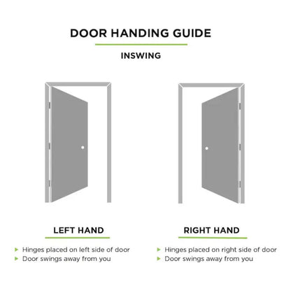 Masonite 36 Inch X 4-9/16 Inch Steel Left-Hand Inswing Primed Prehung Residential Insulating Core Front Door (New)