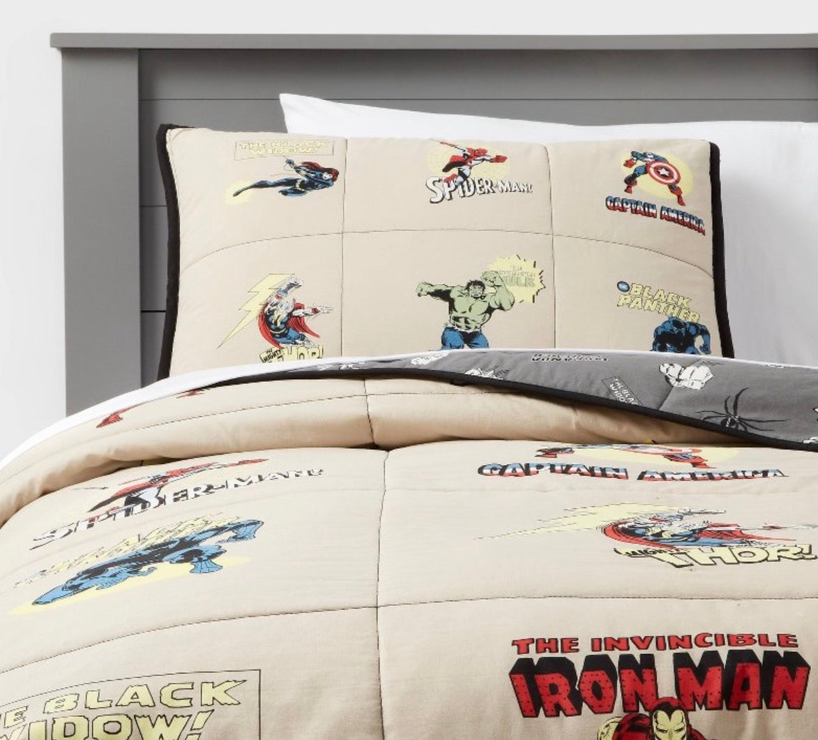 PILLOWFORT Marvel Characters Kids' Quilt The Marvel Collection - Full/Queen