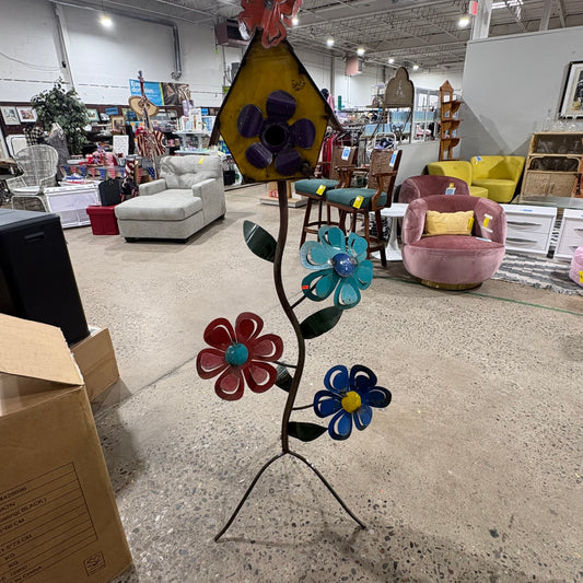 Decorative Metal Birdhouse