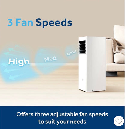 GE Appliances 6000 BTU Portable Air Conditioner Unit - White
