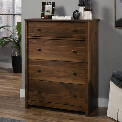 4-Drawer Dresser Chest in Grand Walnut