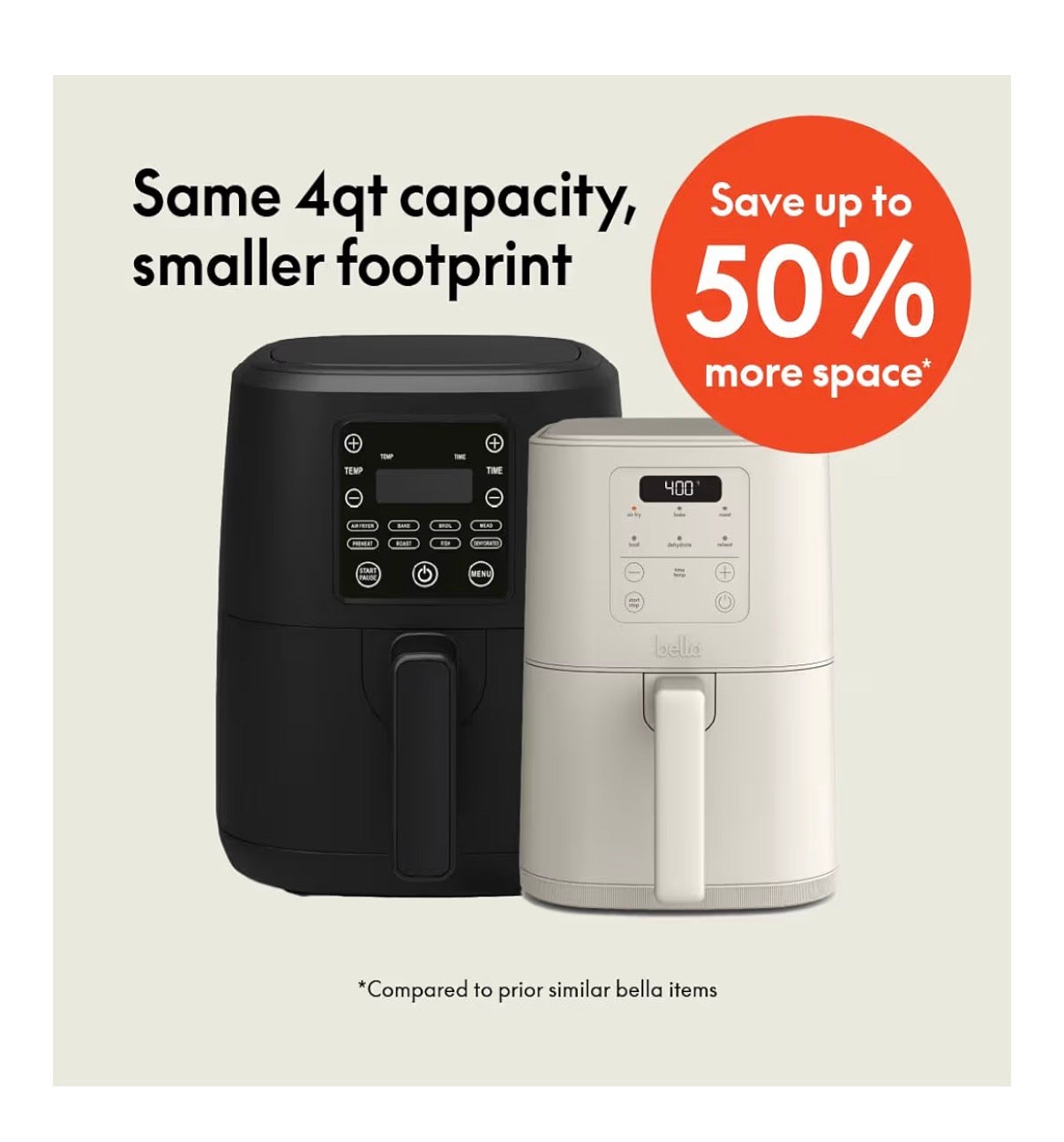 Bella 4qt. Slim Fryer