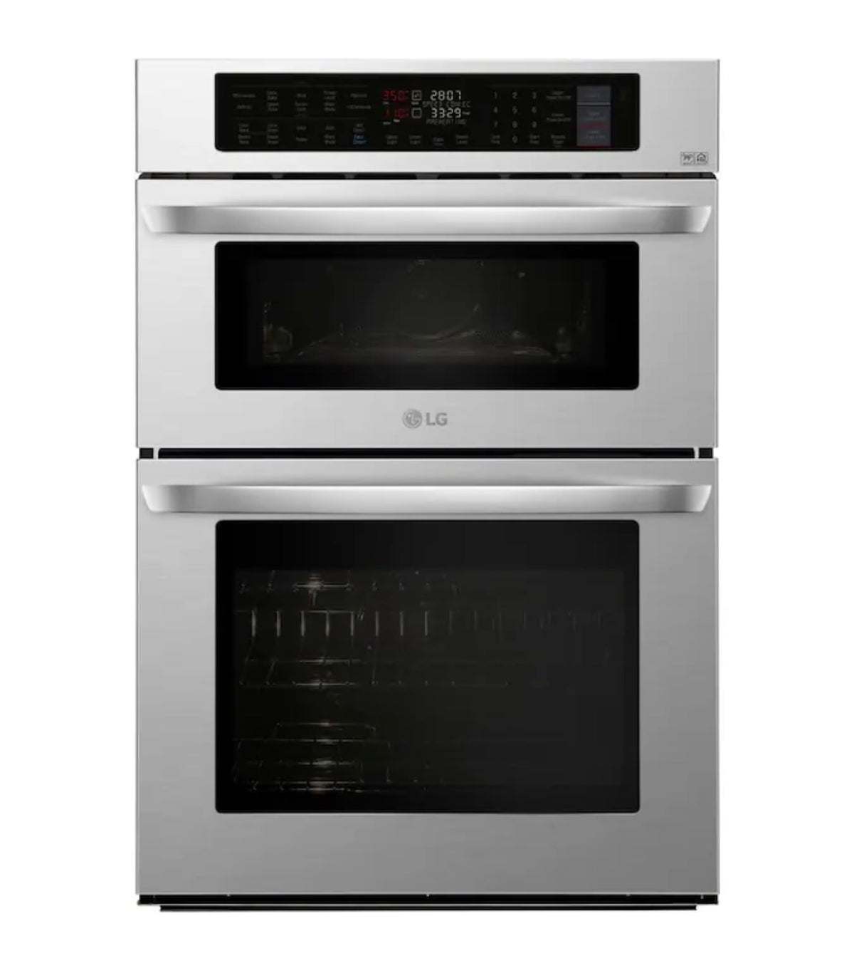 30 Inch Self Cleaning Microwave Wall Oven Combo (Stainless Steel) (New)