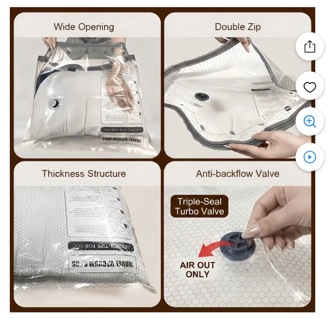 15 Pack Vacuum Storage Bags with Electric Pump, Space Saver Compression Bags for Travel and Moving, Reusable Airtight Sealer