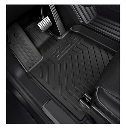 Floor Mats for 2023-2026 Tesla Cybertruck Accessories Full Coverage Set with Cargo Liner, Odorless & Durable, All Weather Protection, 3D Laser Fit, Easy to Spray Clean (Black) (New in Box)