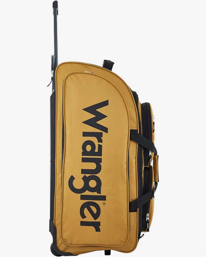 Wrangler Wesley Rolling Duffel Bag, Large 30 Inch (Ambergold) (New in Package)
