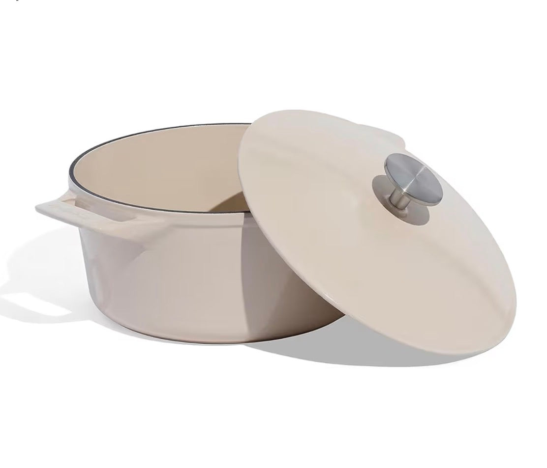 Made In Cookware 5.5 Dutch (Linen) Cast Iron Professional Cookware