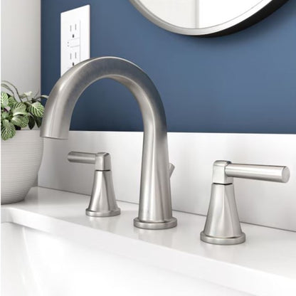 Delta Becker Two Handle Widespread Bathroom Faucet