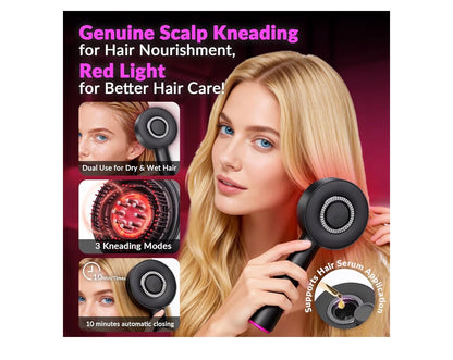 Scalp Massage Comb with Red Light Therapy Hair Growth Comb