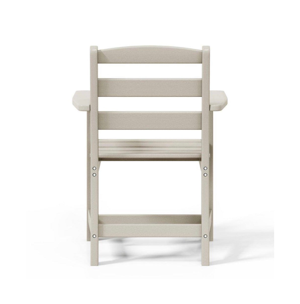 Shoreside All Weather Plastic Outdoor Patio Dining Armchair (Sand Color) (new in Box)