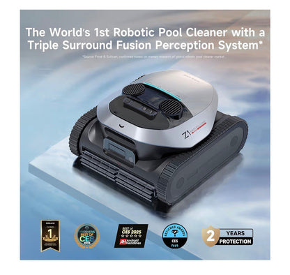 DREAME Z1 Pro Cordless Robotic Pool Cleaner, LiFi & APP Control, 8000 GPH Suction, Wall & Waterline Cleaning, up to 180+ Minutes, Auto-Retrieval, Automatic Pool Vacuum for Above & In-Ground Pools