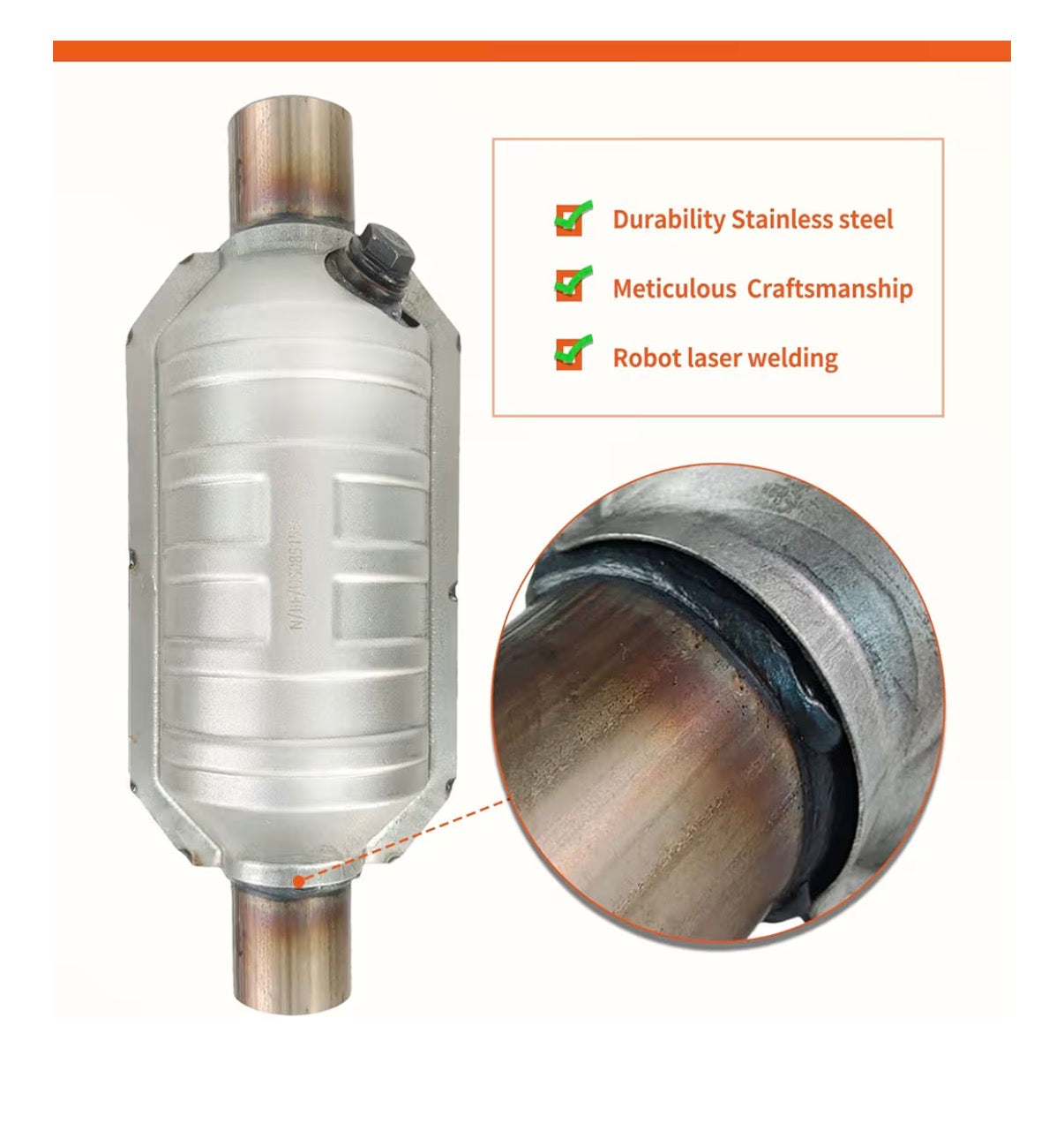Catalytic Converter Compatible with Honda Accord 19998, 1999, 2000, 2001, 20024 Cylinder SE Valve 2.3L EPA Compliant (New in Box)