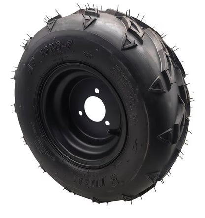 7 Inch Wheel Rim Tire Assembly for TaoTao 50cc 90cc 110cc 125cc ATVs & Go Karts Includes 16 X 8 - 7 Tire 70mm Bolt Rim (New in Box)