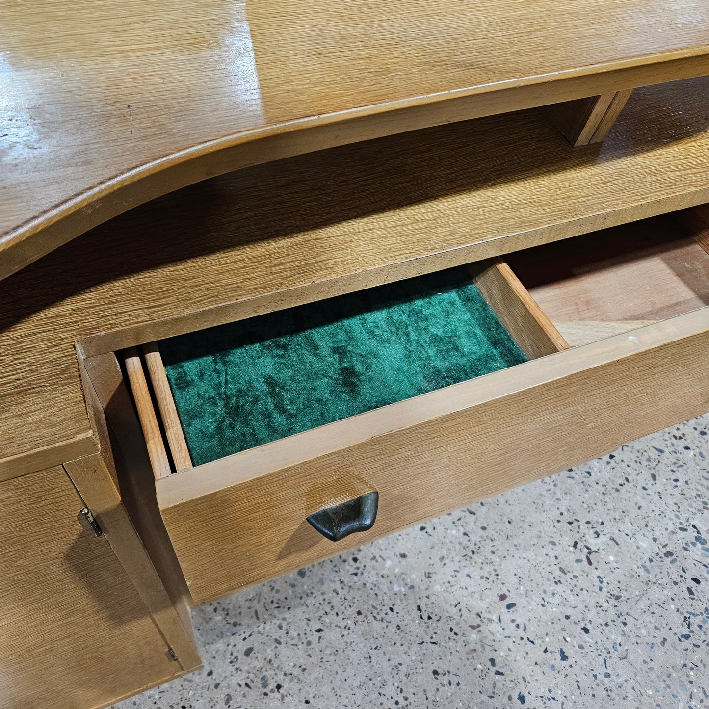 Paul Laszlo Style Credenza with Floating Top 1940s