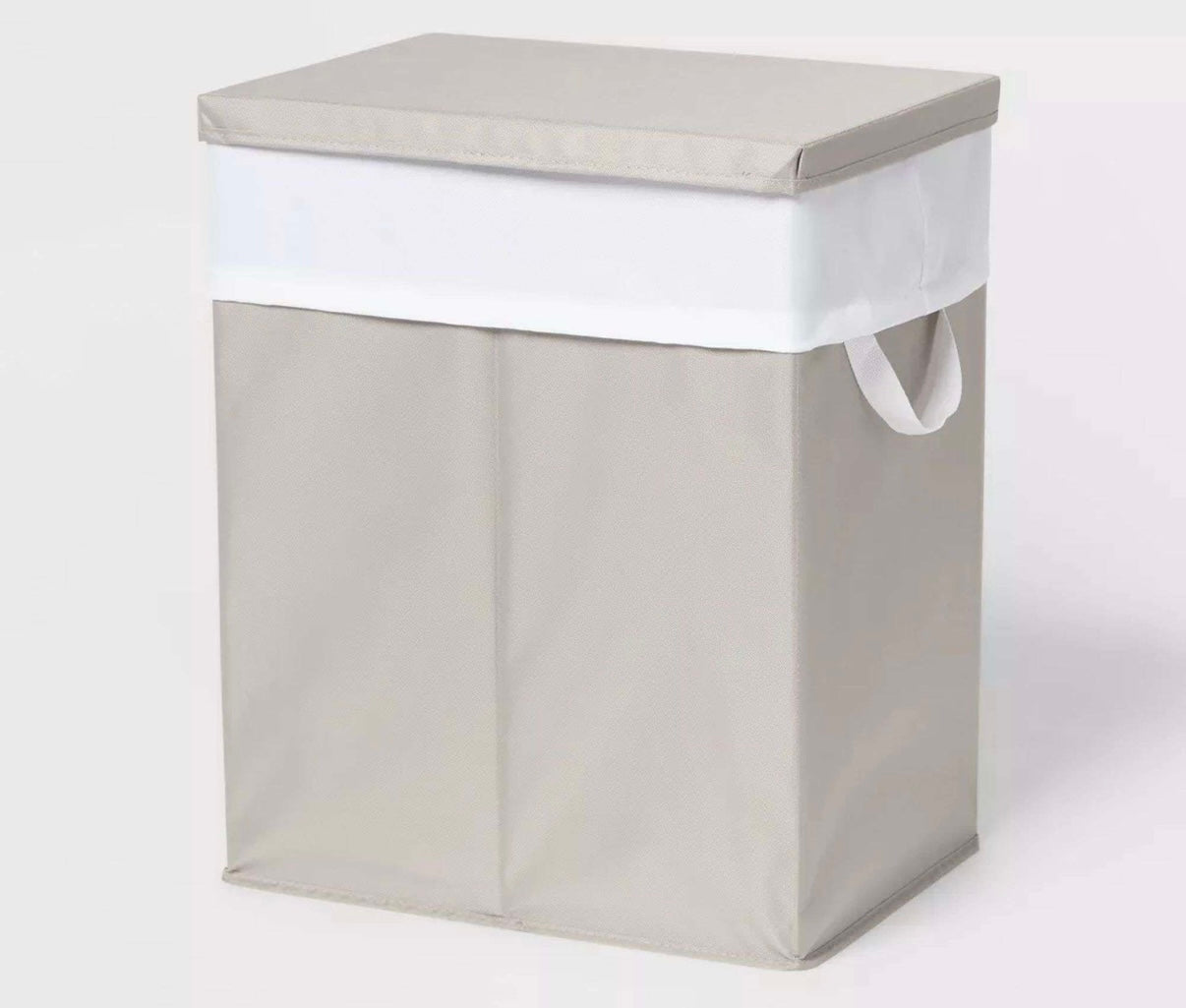 Laundry Hamper with Lift Liner and Lid Gray - Brightroom™