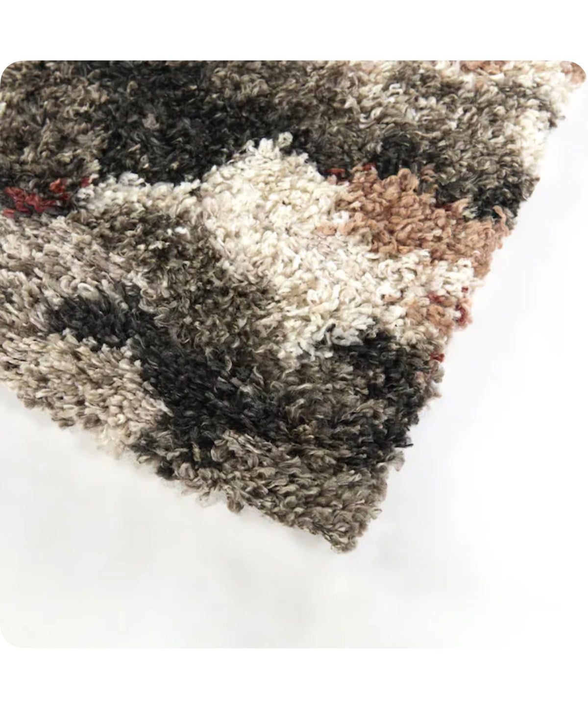 5 Ft. X 7 Ft. Tufted Polypropylene Taupe Rectangular Indoor Abstract Mid-Century Modern (New in Package)
