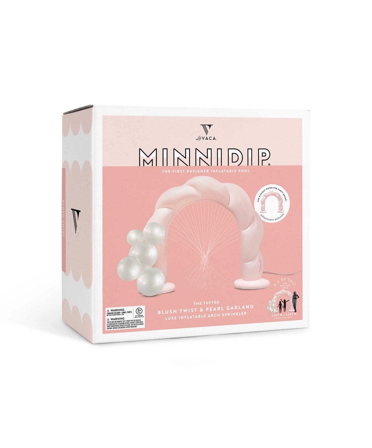 Minnidip Blush Twist Garland Arch Sprinkler