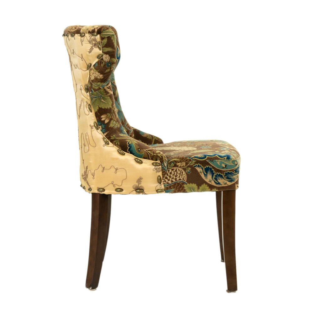 PIER 1 Chair in Contemporary Floral Upholstery
