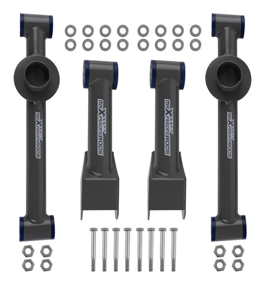 MaXpeedingrods Rear Control Arms Kit for Ford Mustang, Mercury Capri 1979-2004, Cobras 1993-1998, 4/6/8 Cylinder, 4 Pieces (New in Box)