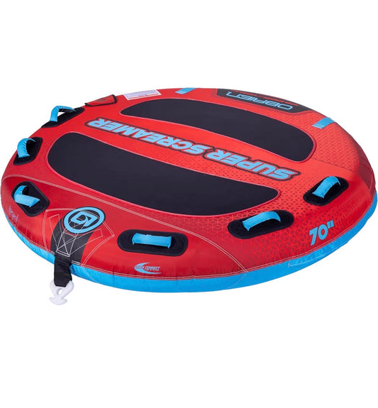 O'Brien Super Screamer 2 Person Towable Boating Tube (Red/Blue) (New in Box)