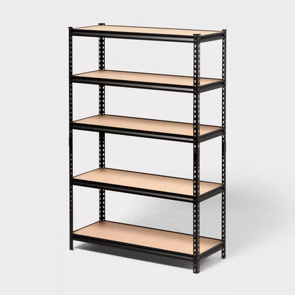 (New) 48"x72"x18" 5 Tier Heavy Duty Boltless Steel Shelving Unit - Brightroom™