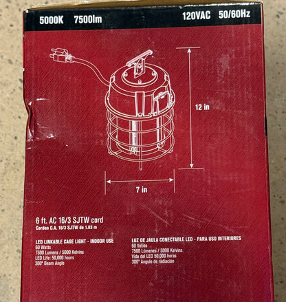 7500 LED Linkable Cage Light