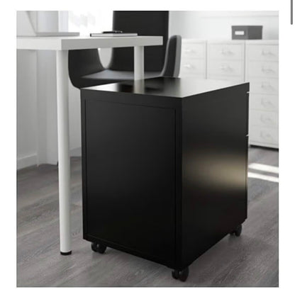 Ikea Erik Drawer Unit with 2 Drawers (Black)