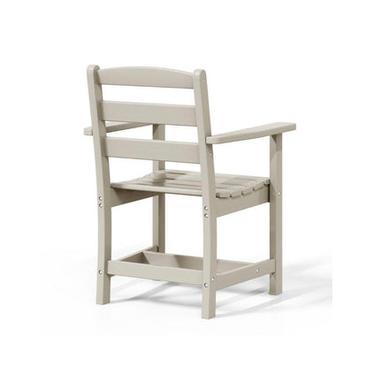 Shoreside All Weather Plastic Outdoor Patio Dining Armchair (Sand Color) (new in Box)