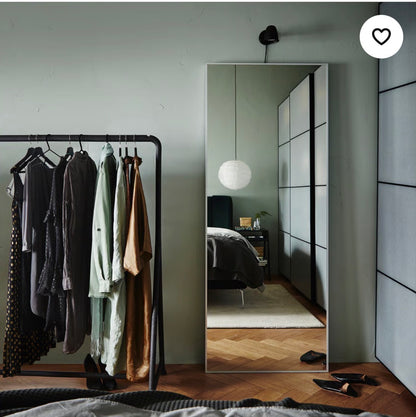 Hovet Mirror (Aluminum Colored Frame) Ikea