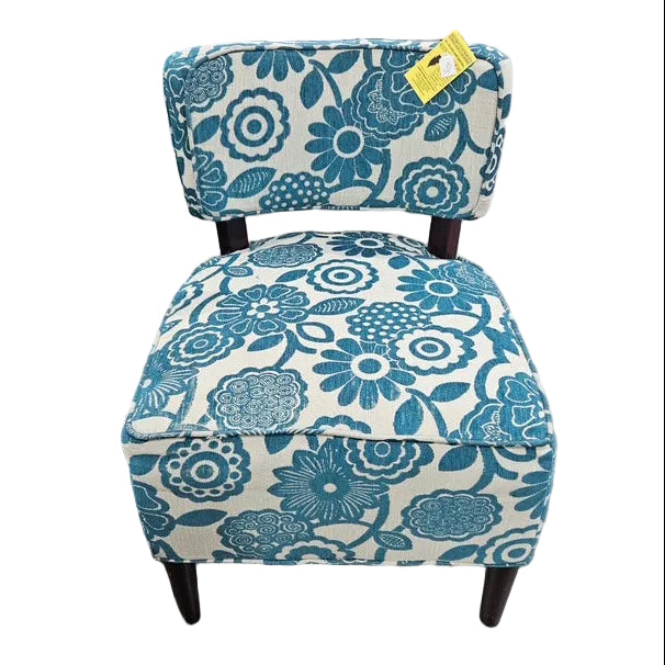 Teal Floral Cadman Chair