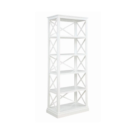 Johansson 5-shelf Bookcase Antique White