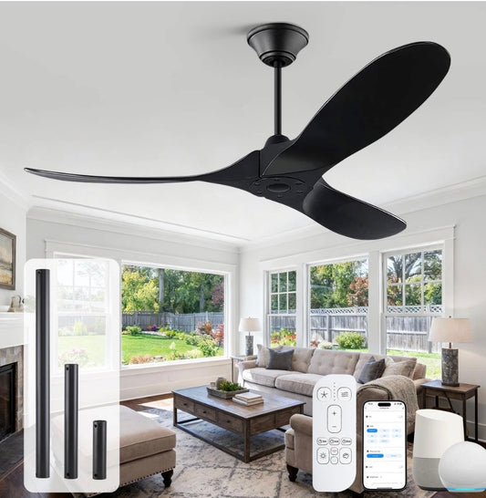 60" Outdoor Ceiling Fan with Smart Control