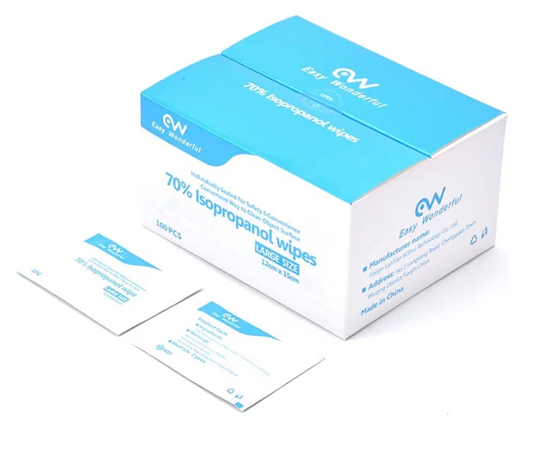 70 Percent Isopropanol Wipes (New in Box)