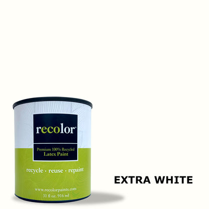 Extra White Flat Finish 5 Gallon