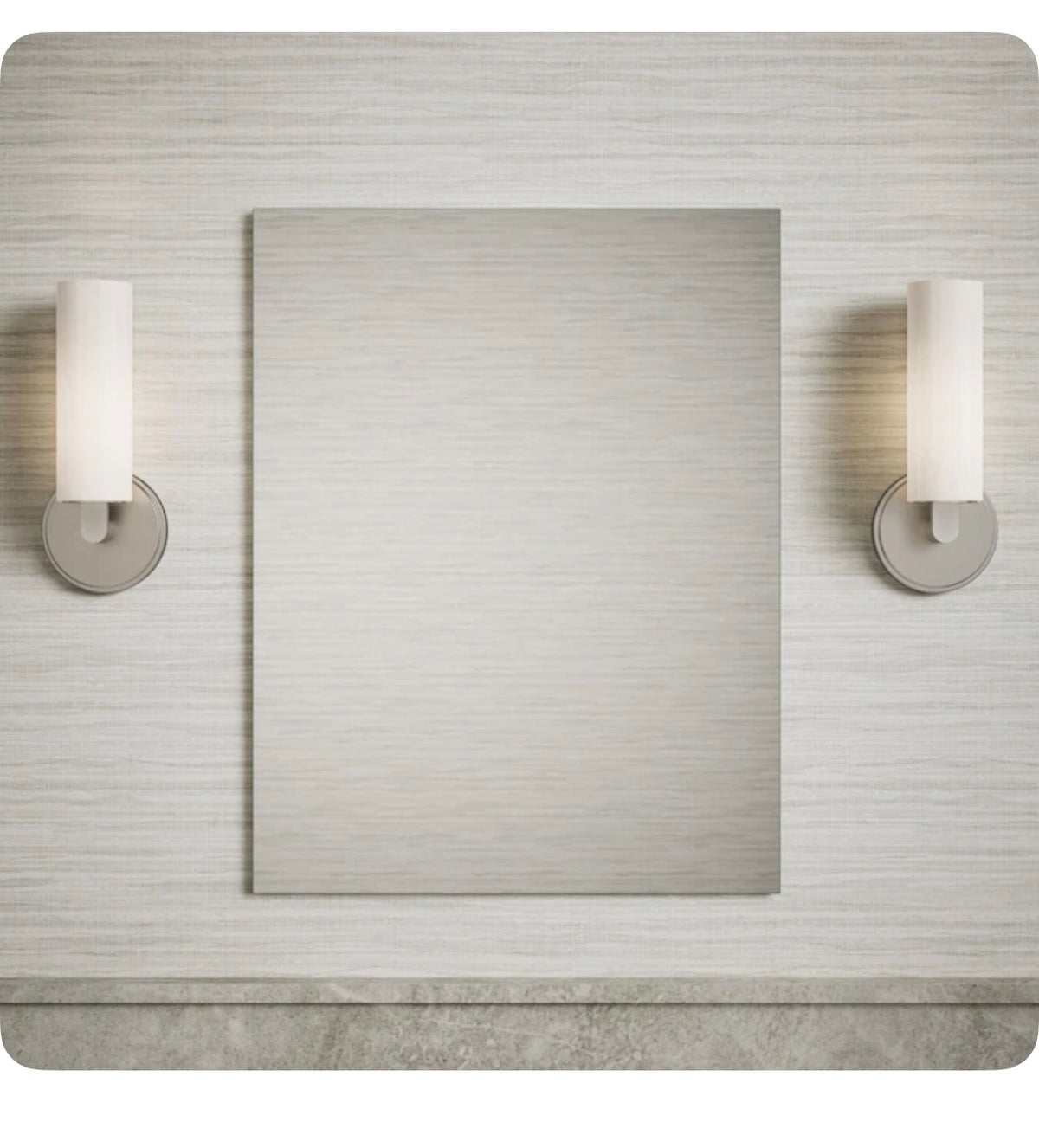 Embark 20 Inch X 26 Inch Surface/Recessed Mount Anodized Aluminum Mirrored Rectangle Medicine Cabinet (New in Box)