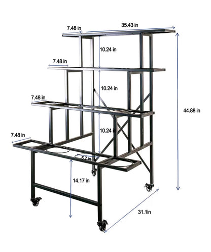 4 Tier Flower Display Stand