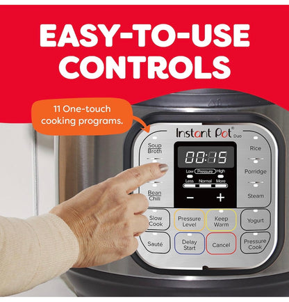 Instant Pot Duo 7-in-1 Mini Electric Pressure Cooker, Slow Rice Cooker, Steamer, Saute, Yogurt Maker, Warmer & Sterilizer Stainless Steel 3 Quart (New in Box)