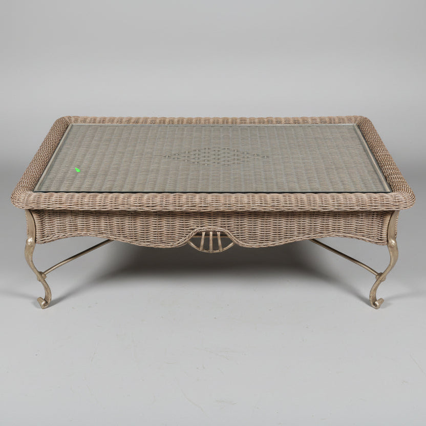 Wicker-style Coffee Table