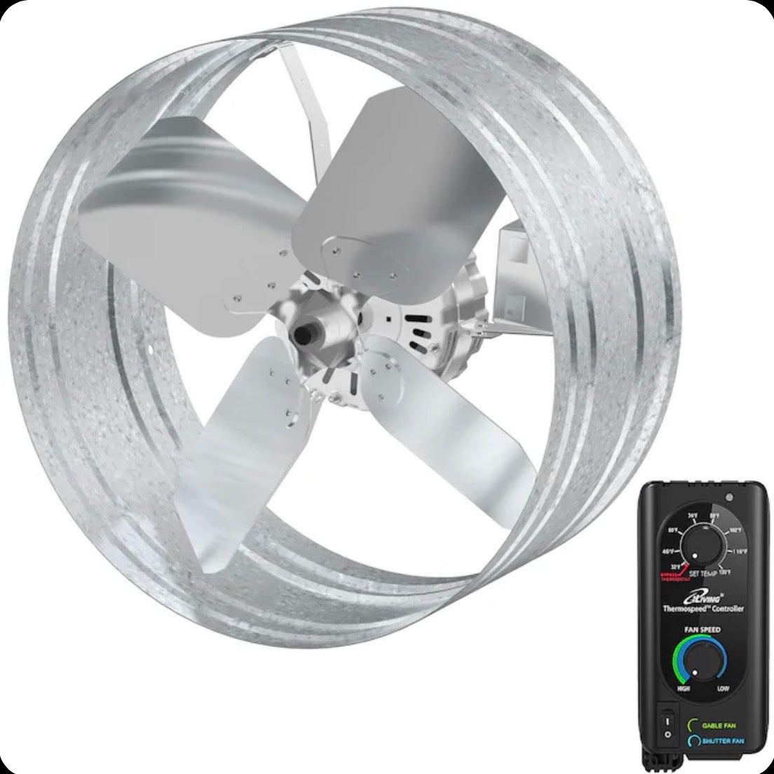 14 Inch Dia Electric Gable Vent Fan (New in Box)