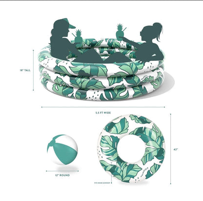 Minnidip That's Banana (Leave)S! Pool Set