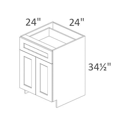 Base Cabinet B24D (One Drawer)