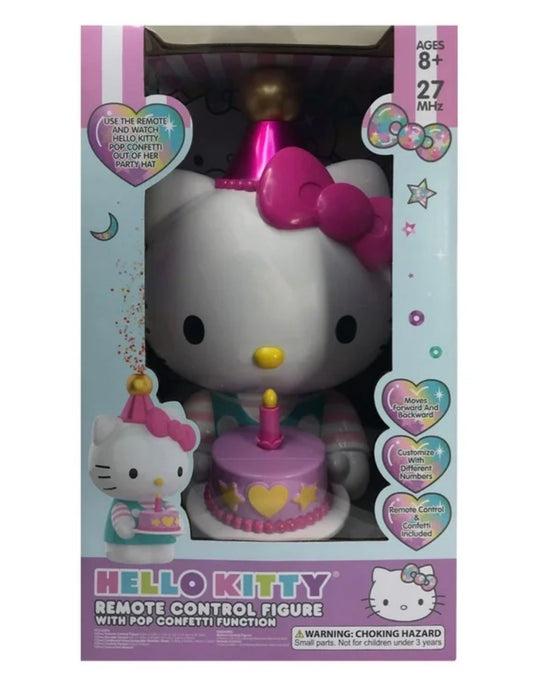 Hello Kitty Remote Control Figure with Pop Confetti Function